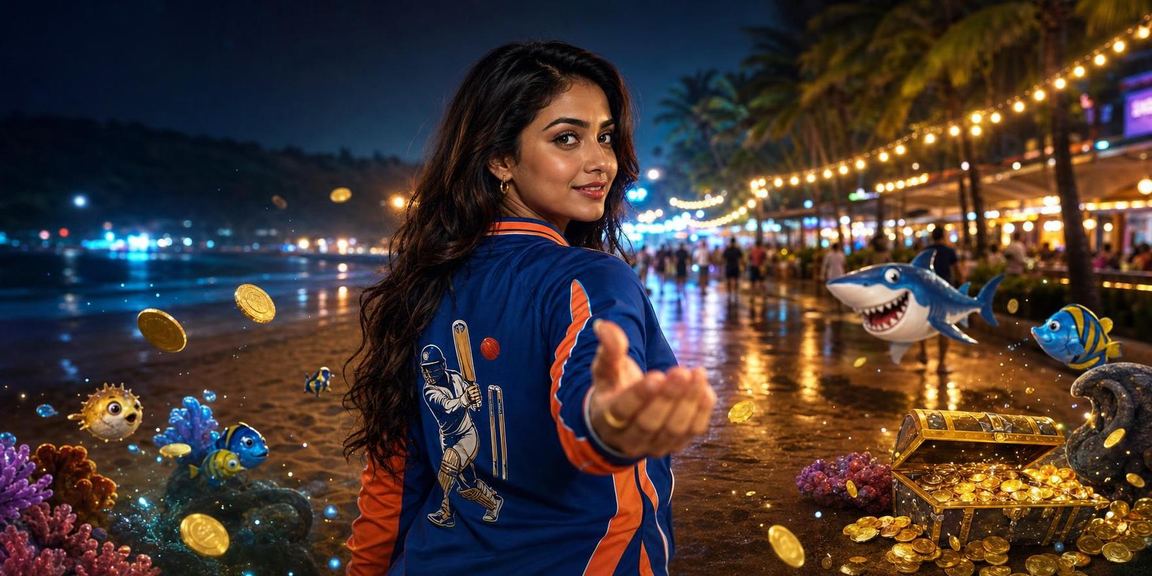 Indian cricket fans responsibly betting on the beach